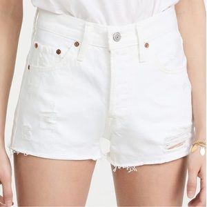 NWT Levi’s Premium 501 Original Shorts White size 27